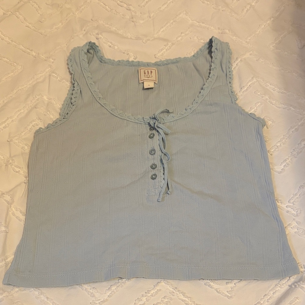 Gap X DOEN light blue tank top